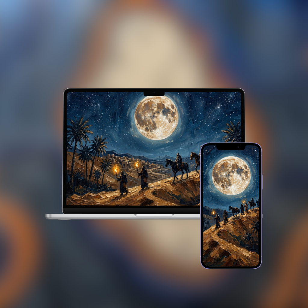 Arabian Collection — 6 Impasto Wallpaper Pack (iPhone + Desktop)