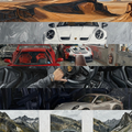 Cars Collection — 6 Impasto Wallpaper Pack (iPhone + Desktop)