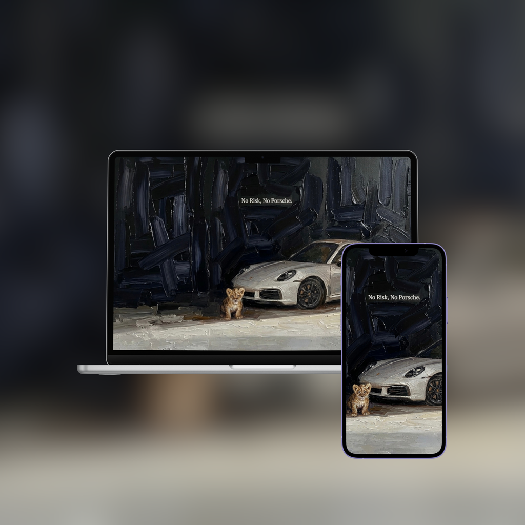Cars Collection — 6 Impasto Wallpaper Pack (iPhone + Desktop)