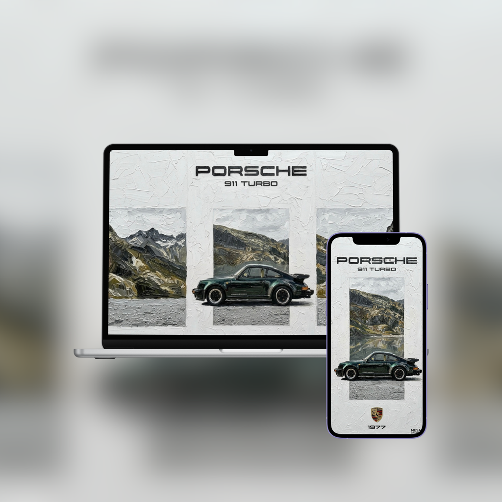 Cars Collection — 6 Impasto Wallpaper Pack (iPhone + Desktop)