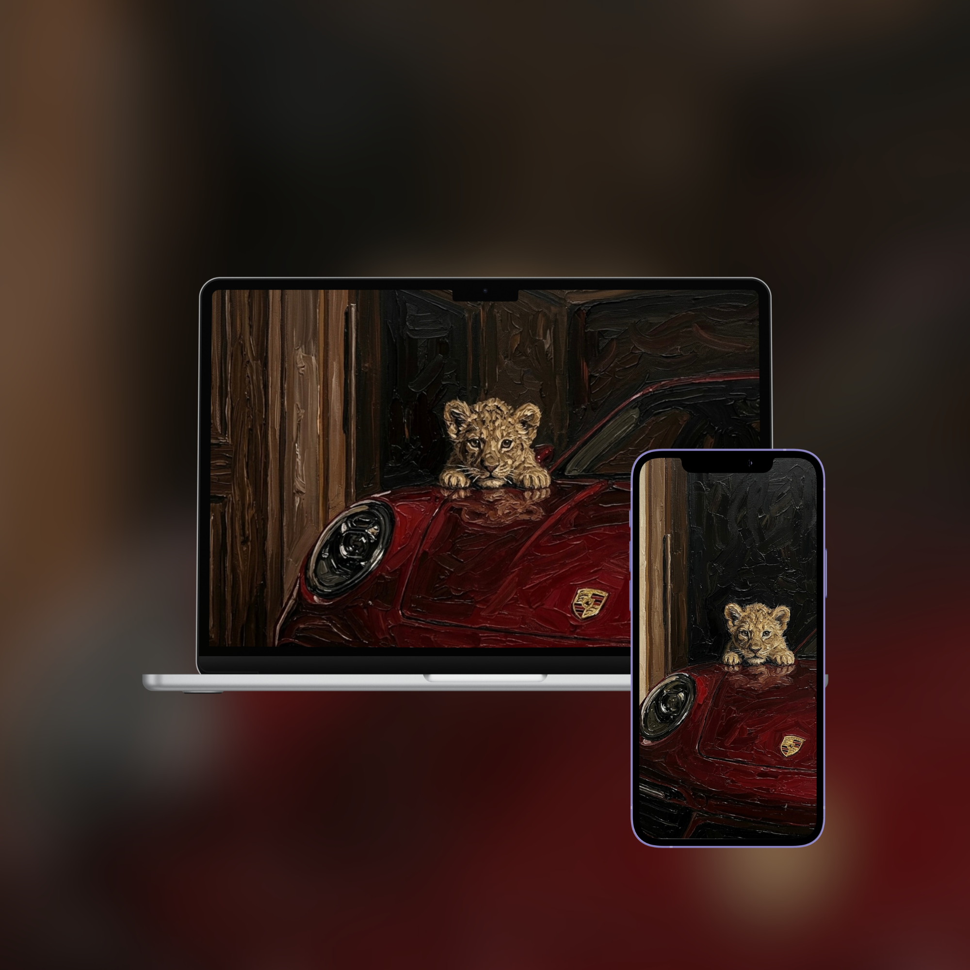 Luxury Collection — 6 Impasto Wallpaper Pack (iPhone + Desktop)
