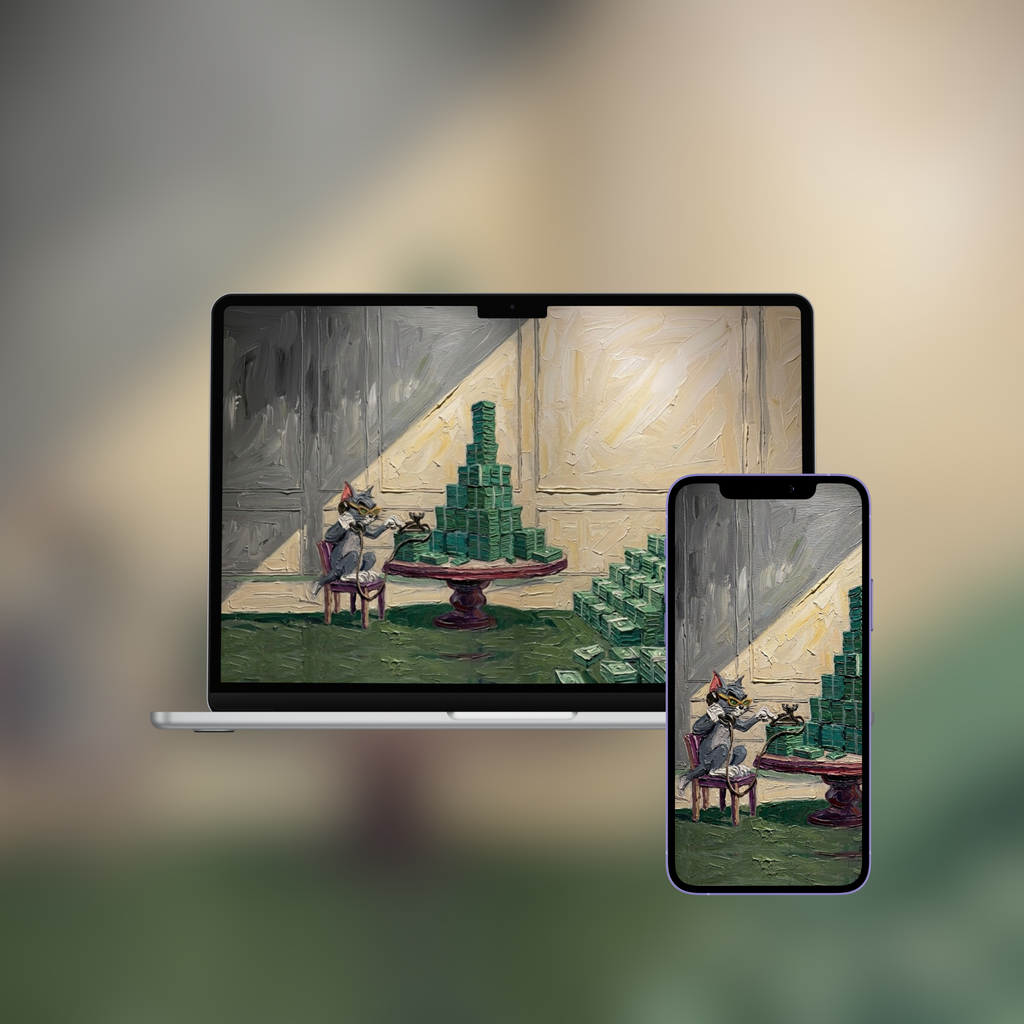 Luxury Collection — 6 Impasto Wallpaper Pack (iPhone + Desktop)
