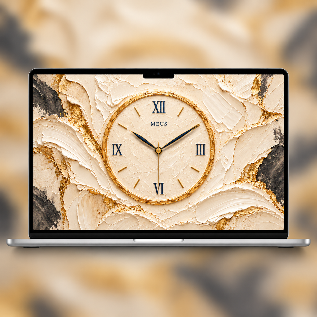 Atelier impasto clock screensaver included in the complete collection
