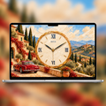 Grand Tour impasto clock screensaver included in the complete collection