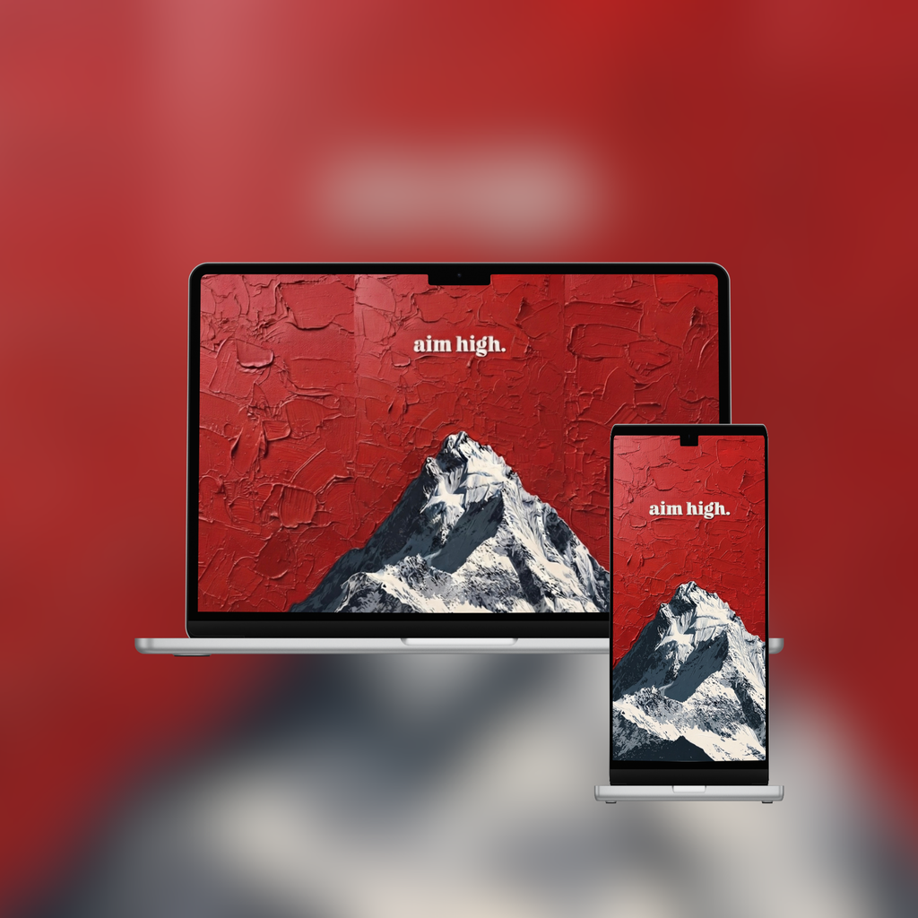 Motivation Collection — 6 Impasto Wallpaper Pack (iPhone + Desktop)