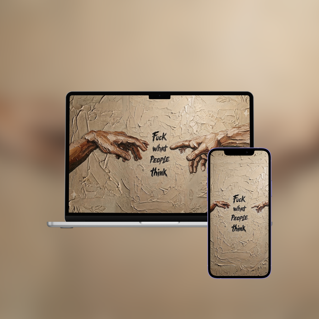 Motivation Collection — 6 Impasto Wallpaper Pack (iPhone + Desktop)