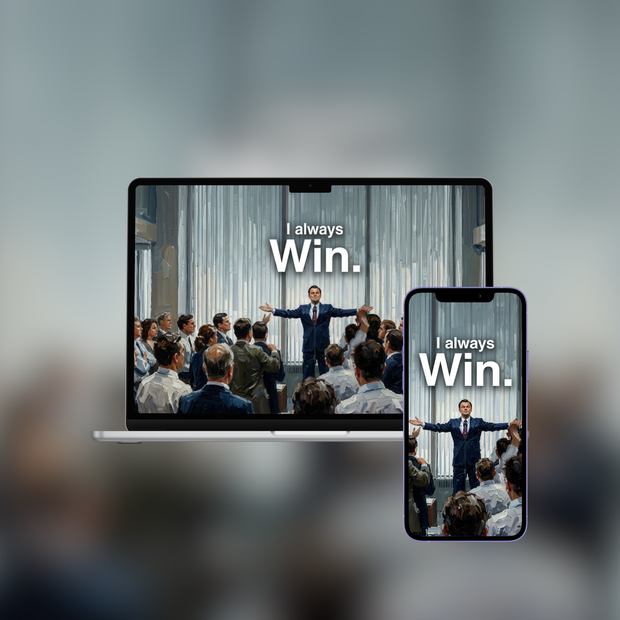 Motivation Collection — 6 Impasto Wallpaper Pack (iPhone + Desktop)